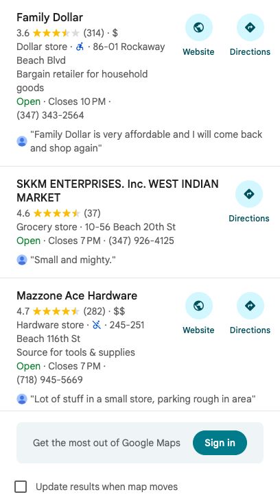 Zaza Mart location